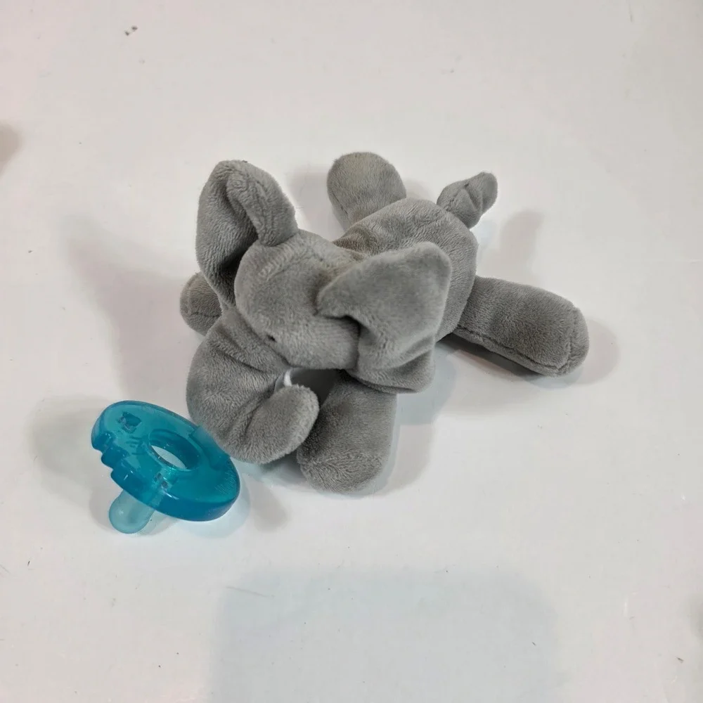 Wubbanub Pacifier Plush Lot dog Elephant